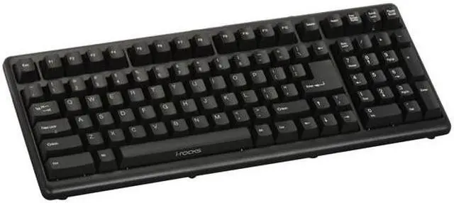 Main image of i-rocks KR-6230 Black 97 Normal Keys USB Wired Compact MX Mechanical Switch Gaming Keyboard w/ Two Integrated USB 2.0 Ports