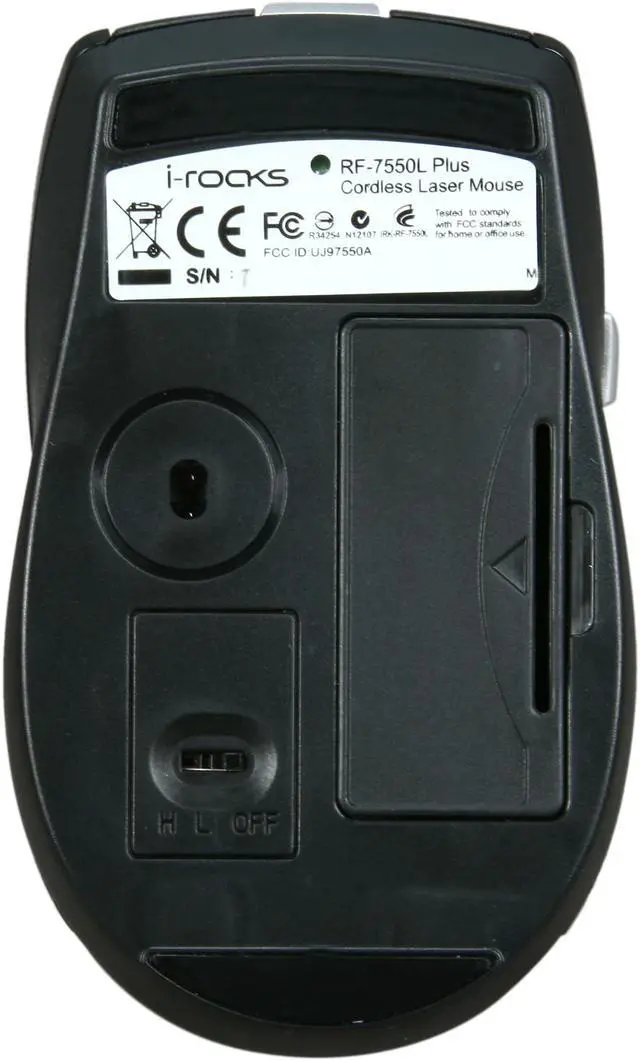 Alt view image 6 of 7 - i-rocks RF-6577L-BK Black USB RF Wireless Slim Keyboard