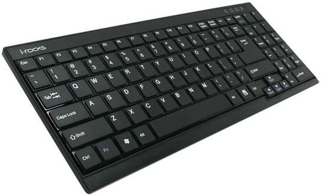 Open Box: i-rocks RF-6490-BK Black RF Wireless Keyboard - Newegg.com
