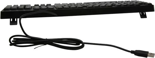 Alt view image 3 of 4 - i-rocks KR-6260-BK Black 104 Normal Keys USB or PS/2 Wired Standard 24 Keys Anti Ghosting Gaming Keyboard