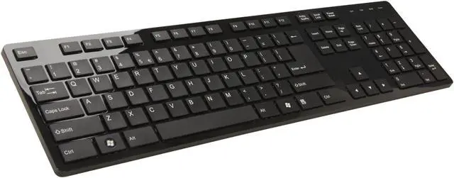Main image of i-rocks IRK01WN-BK Black 104 Normal Keys USB 2.0 Wired Slim Keyboard with Chiclet-like Key Shape - OEM