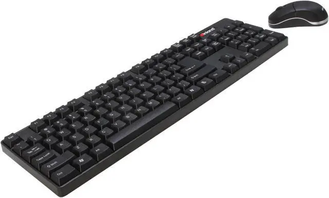 Main image of inland 70119 Black RF Wireless Standard Mouse Keyboard Combo Set
