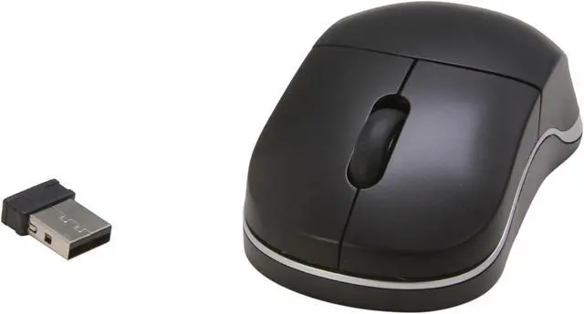 Alt view image 4 of 8 - inland 70119 Black RF Wireless Standard Mouse Keyboard Combo Set