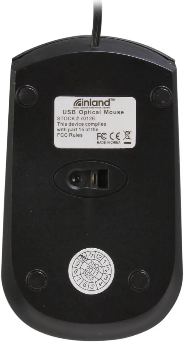 Alt view image 6 of 7 - inland 70126 Black 107 Normal Keys USB Wired Standard Keyboard / Mouse Combo