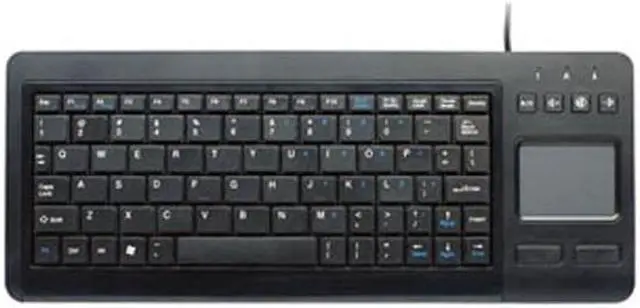 Alt view image 2 of 2 - GEAR HEAD Keyboard KB3700TP Black 84 Normal Keys USB Wired Slim Keyboard