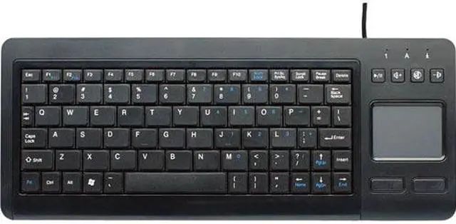 Main image of GEAR HEAD Keyboard KB3700TP Black 84 Normal Keys USB Wired Slim Keyboard