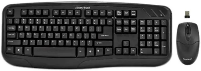 Alt view image 2 of 2 - Gear Head KB5150W Wireless Desktop and Optical Mouse