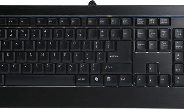 Alt view image 4 of 16 - Aurora Premium ENERMAX KB007U-B Black 104 Normal Keys USB Standard Keyboard