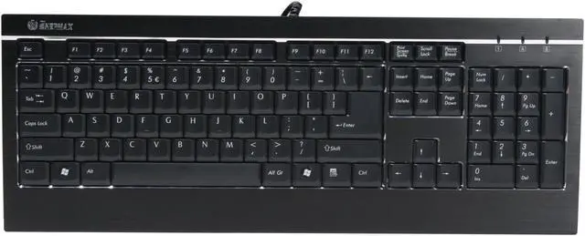 Alt view image 10 of 16 - Aurora Premium ENERMAX KB007U-B Black 104 Normal Keys USB Standard Keyboard