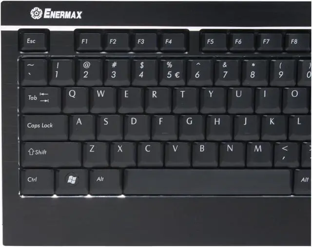 Alt view image 11 of 16 - Aurora Premium ENERMAX KB007U-B Black 104 Normal Keys USB Standard Keyboard