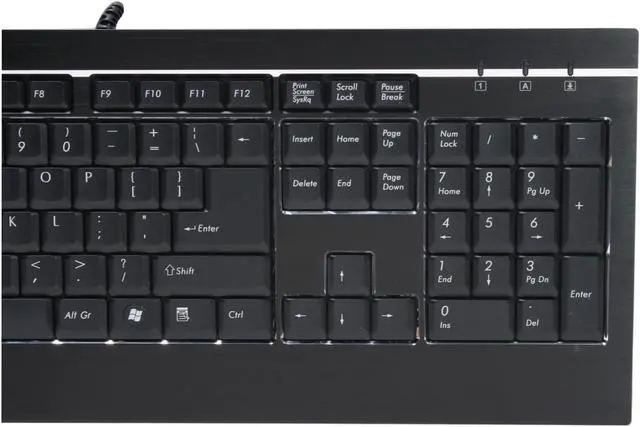 Alt view image 13 of 16 - Aurora Premium ENERMAX KB007U-B Black 104 Normal Keys USB Standard Keyboard