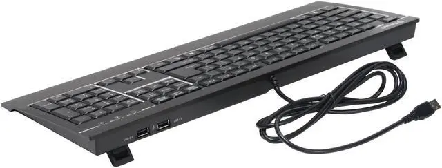 Alt view image 14 of 16 - Aurora Premium ENERMAX KB007U-B Black 104 Normal Keys USB Standard Keyboard