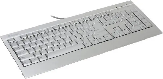 Main image of ENERMAX Premium Aurora KB007U-S Silver 104 Normal Keys USB Wired Aluminum Standard Keyboard