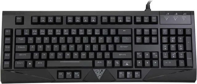 Alt view image 2 of 4 - GAMDIAS Hermes GKB2010 Ultimate Mechanical Keyboard Cherry MX Blue Switches, Magnetic Wrist Rest, 13 Macro Keys, Red Color Backlit