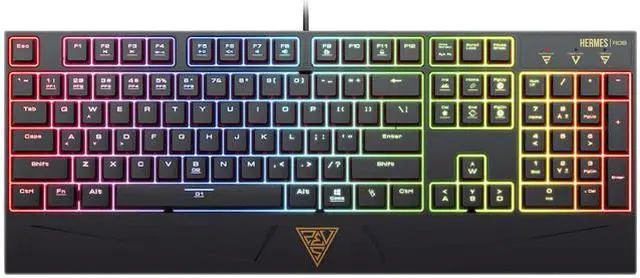 Main image of GAMDIAS RGB MEK GAMING KEYBOARD - BLUE SWITCH