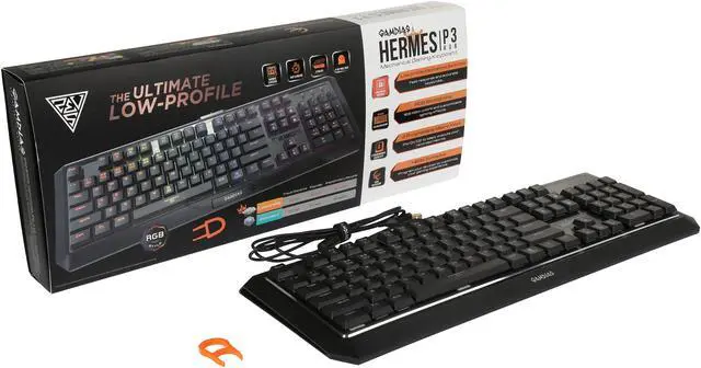 Alt view image 5 of 5 - Gamdias Hermes P3 RGB Mechanical Gaming Keyboard - Blue Switch