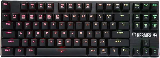 Alt view image 2 of 5 - Gamdias Hermes M3 RGB Mechanical Gaming Keyboard with Blue Switches