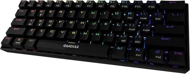 Main image of GAMDIAS GD-HERMES E3 Blue BK Hermes E3 Gaming Keyboard
