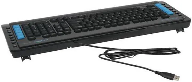 Alt view image 3 of 4 - OCZ Alchemy Series Elixir OALKBELXUS Black 104 Normal Keys USB Wired Slim Keyboard