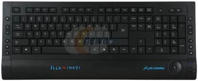 Alt view image 3 of 5 - OCZ Alchemy Series USB Illuminati Keyboard