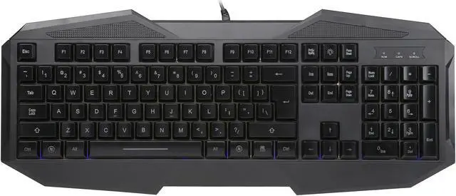 Alt view image 2 of 8 - Orange KBCK19092, Blue LED Backlight Gaming Keyboard and Mouse Combo Bundle