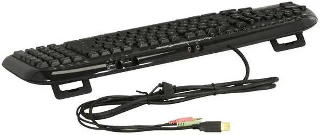 Alt view image 3 of 4 - SteelSeries Merc Stealth Black USB Wired Ergonomic Gaming Keyboard