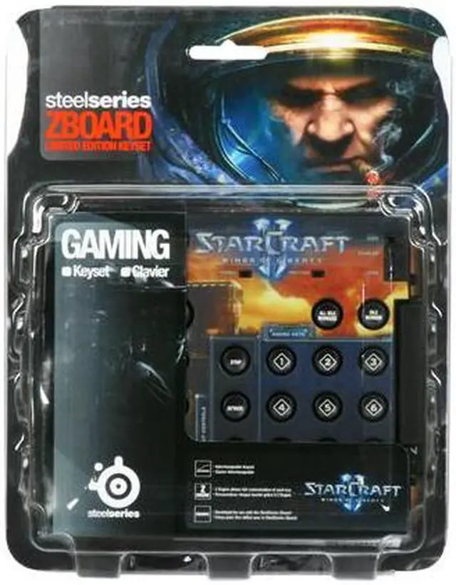 Alt view image 5 of 5 - SteelSeries Zboard Limited Edition Keyset (StarCraft II)