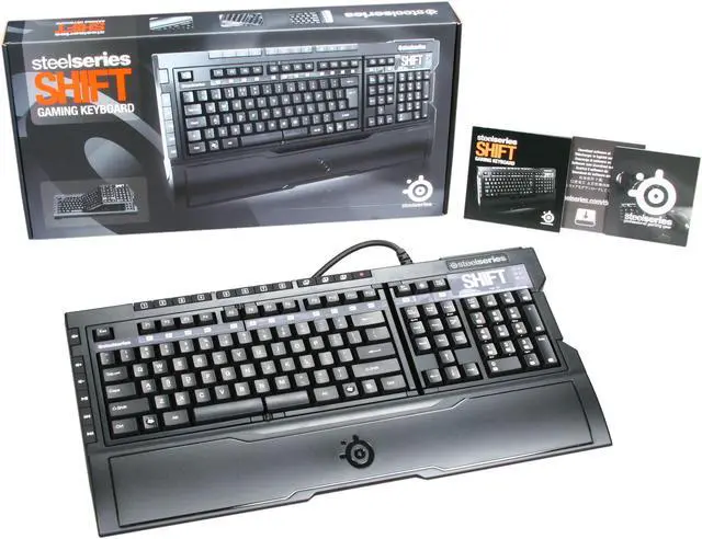 Alt view image 5 of 5 - SteelSeries 64105 Shift Gaming Keyboard Keyboard