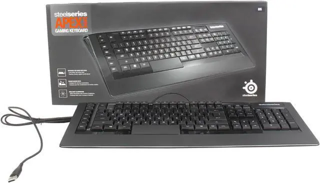Alt view image 4 of 4 - SteelSeries Apex [RAW] Gaming Keyboard
