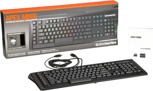 Alt view image 4 of 4 - SteelSeries Apex M800 Mechanical Gaming Keyboard