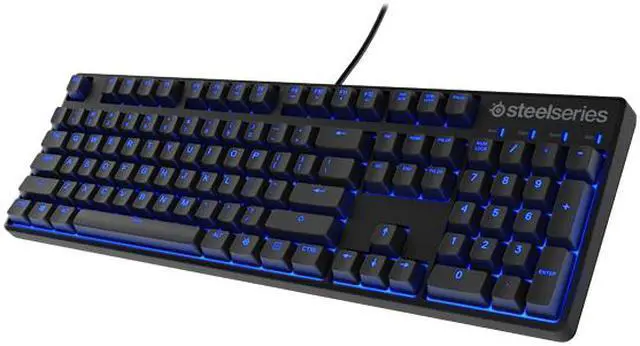 Alt view image 7 of 9 - Steelseries Apex M500 Mechanical Gaming Keyboard with Cherry MX Red Switches and Blue LED