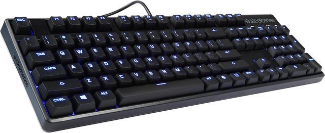 SteelSeries Apex 100 Gaming Keyboard - Tactile & Silent - Blue LED