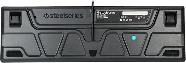 Alt view image 4 of 9 - Steelseries Apex M500 Mechanical Gaming Keyboard with Cherry MX Red Switches and Blue LED