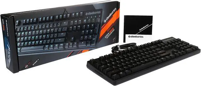 Alt view image 5 of 9 - Steelseries Apex M500 Mechanical Gaming Keyboard with Cherry MX Red Switches and Blue LED