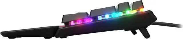 Alt view image 3 of 9 - SteelSeries Apex 7 TKL Compact Mechanical Gaming Keyboard - OLED Smart Display - USB Passthrough and Media Controls - Tactile and Clicky - RGB Backlit