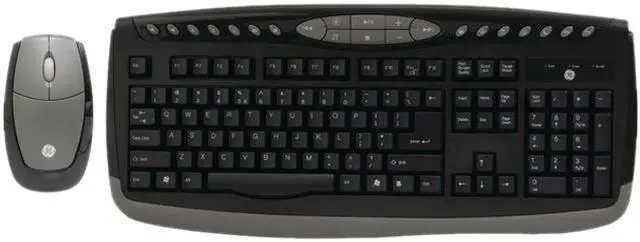 Main image of GE 98058 Standard Wireless Office Keyboard & Optical Mouse