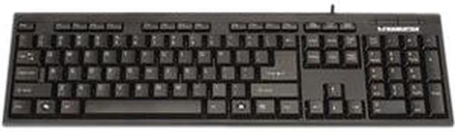 Main image of MANHATTAN 175708 Black USB Wired Ergonomic Enhanced Keyboard