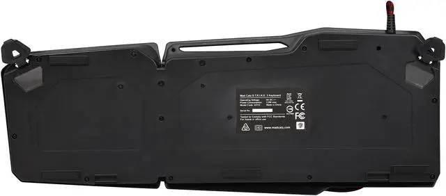 Alt view image 4 of 5 - Mad Catz S.T.R.I.K.E. 3 Gaming Keyboard for PC