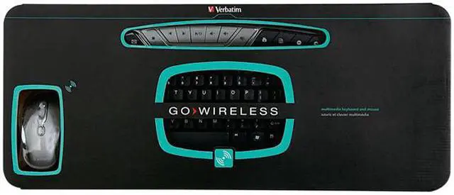 Alt view image 2 of 2 - Verbatim  96665  USB  Wireless  Ergonomic Multimedia Keyboard and Mouse