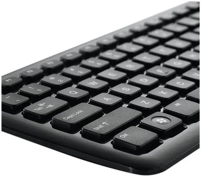 Alt view image 3 of 8 - Verbatim 96983 Piano Black 2.4 GHz Wireless Slim Keyboard and Mouse