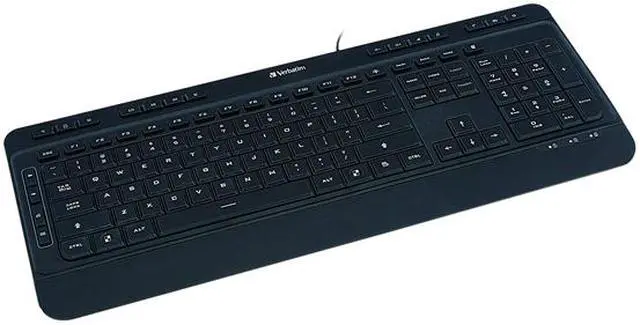 Alt view image 4 of 6 - Verbatim Illuminated Wired Keyboard