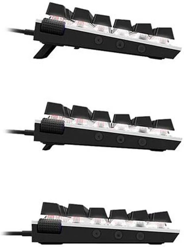 Alt view image 3 of 5 - NZXT Function TKL Mechanical Keyboard - KB-1TKUS-WR - PC Gaming Mechanical Keyboard - MX Compatible Switches - Hot Swappable Key Switch Sockets - Linear RGB Switches - Aluminum Top Plate - White