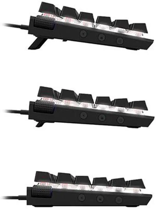 Alt view image 3 of 5 - NZXT Function TKL Mechanical Keyboard - KB-1TKUS-BR - PC Gaming Mechanical Keyboard - MX Compatible Switches - Hot Swappable Key Switch Sockets - Linear RGB Switches - Aluminum Top Plate - Black