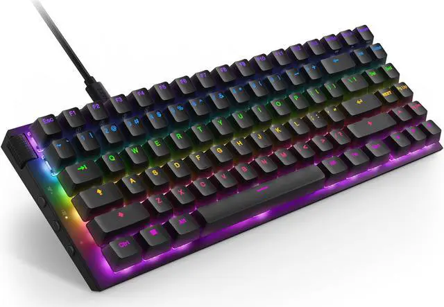 Alt view image 16 of 18 - NZXT Function 2 MINITKL Optical Gaming Keyboard, Linear optical switches, 8,000 Hz polling rate, Doubleshot PBT keycaps, Hot-swappable, Black