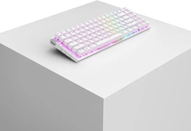 Alt view image 18 of 18 - NZXT Function 2 MINITKL Optical Gaming Keyboard, Linear optical switches, 8,000 Hz polling rate, Doubleshot PBT keycaps, Hot-swappable, White