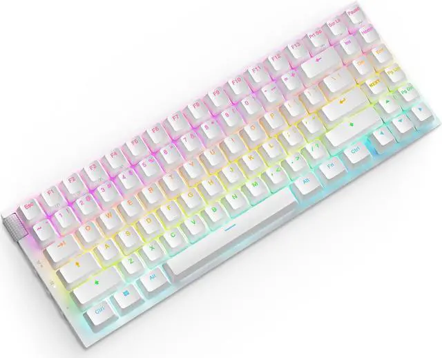 Alt view image 14 of 18 - NZXT Function 2 MINITKL Optical Gaming Keyboard, Linear optical switches, 8,000 Hz polling rate, Doubleshot PBT keycaps, Hot-swappable, White