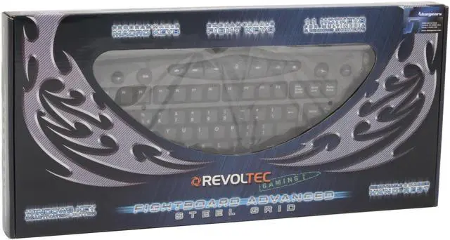 Alt view image 4 of 4 - REVOLTEC BG13475 Black 104 Normal Keys 21 Function Keys USB Standard Fightboard Advanced