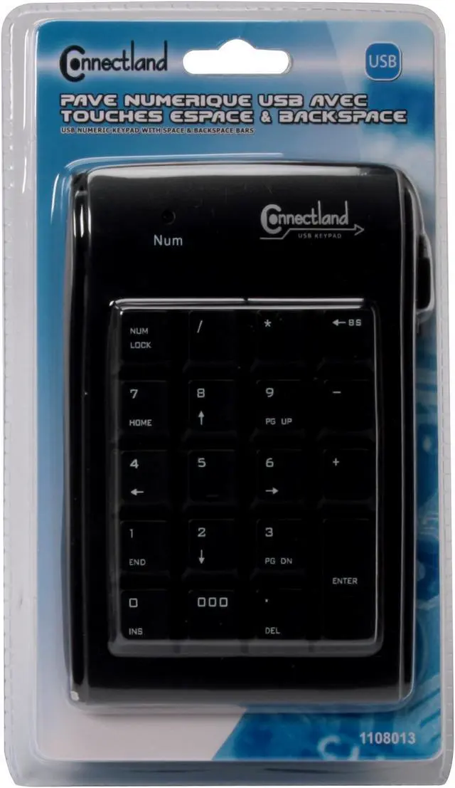 Alt view image 2 of 3 - SYBA CL-KBD20006 Black 19 keys Normal Keys USB Numeric Keypad