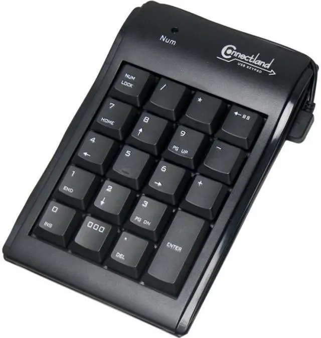 Alt view image 3 of 3 - SYBA CL-KBD20006 Black 19 keys Normal Keys USB Numeric Keypad