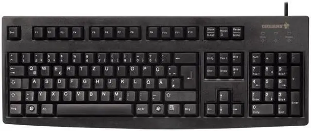 Main image of CHERRY G83-6104 Black 104 Normal Keys USB Wired Standard PC Business Keyboard - OEM